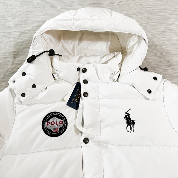 Polo Ralph Lauren ALPINE Mens Puffer Jacket WHITE 😳🔥🔥 - Picture 3 of 15